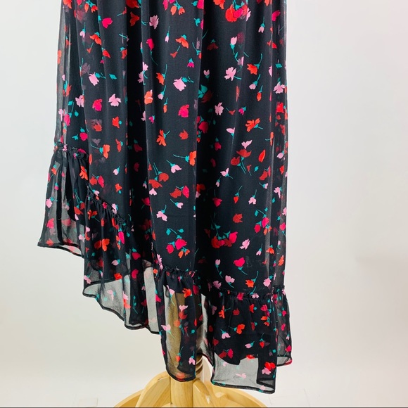 Joie Hafsa Silk Floral One Shoulder Dress Medium - Picture 6 of 13